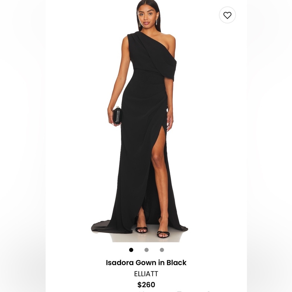Elliatt Isadora Gown in Black